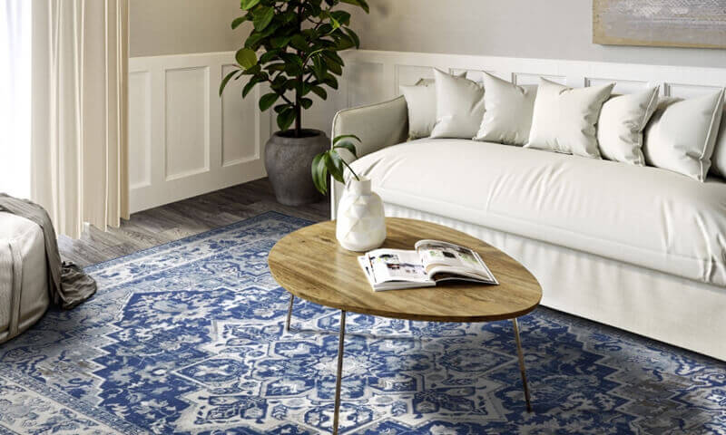 Kusový koberec Villeroy & Boch 106123 Blue, Cream